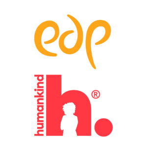EDP and Humankind logos together side by side