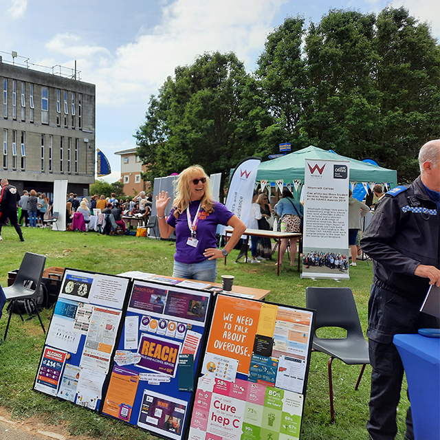 Reach community development at Weymouth College for Recovery Month